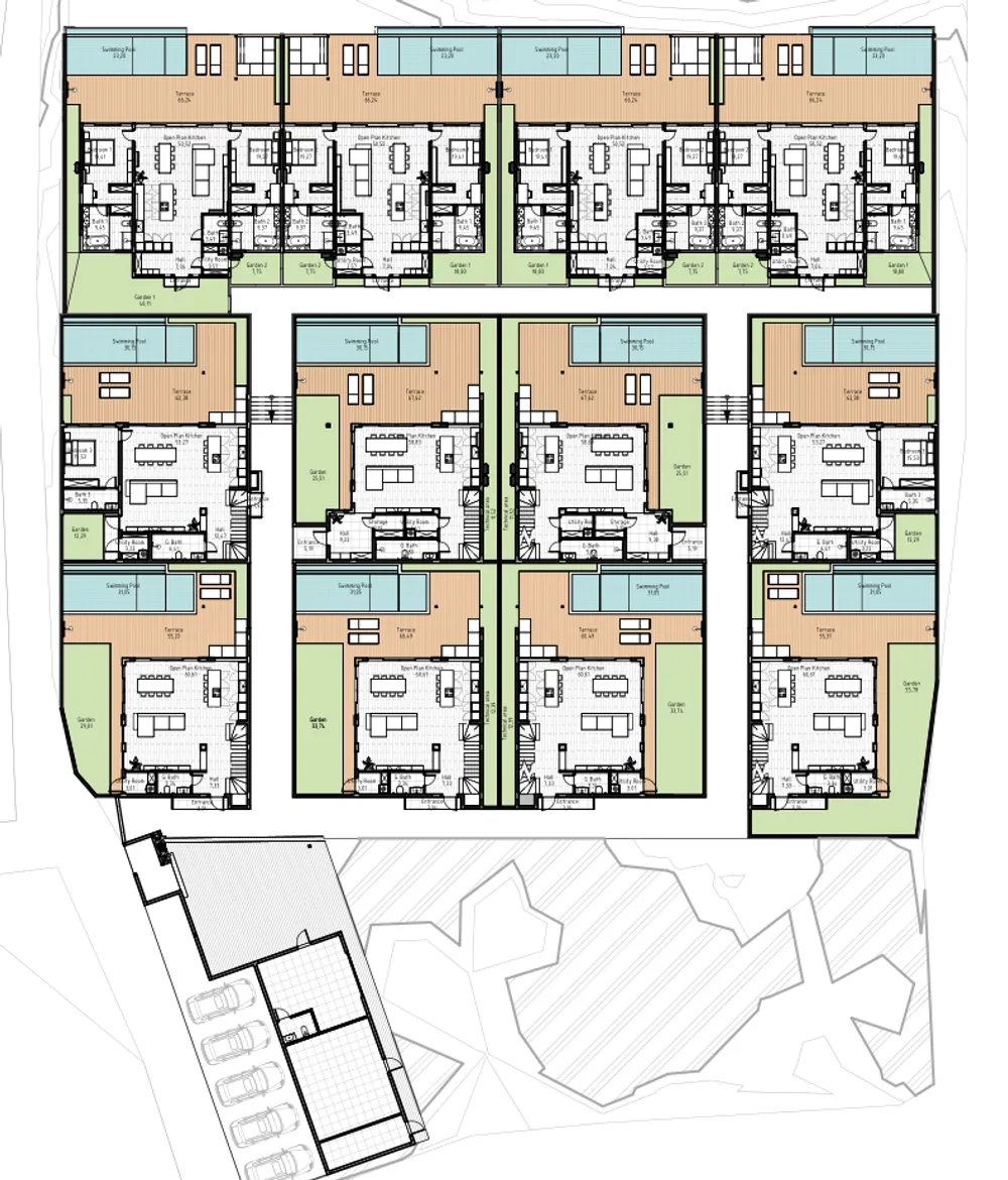 Global Bali Home  Serenity Villas, планировка 1
