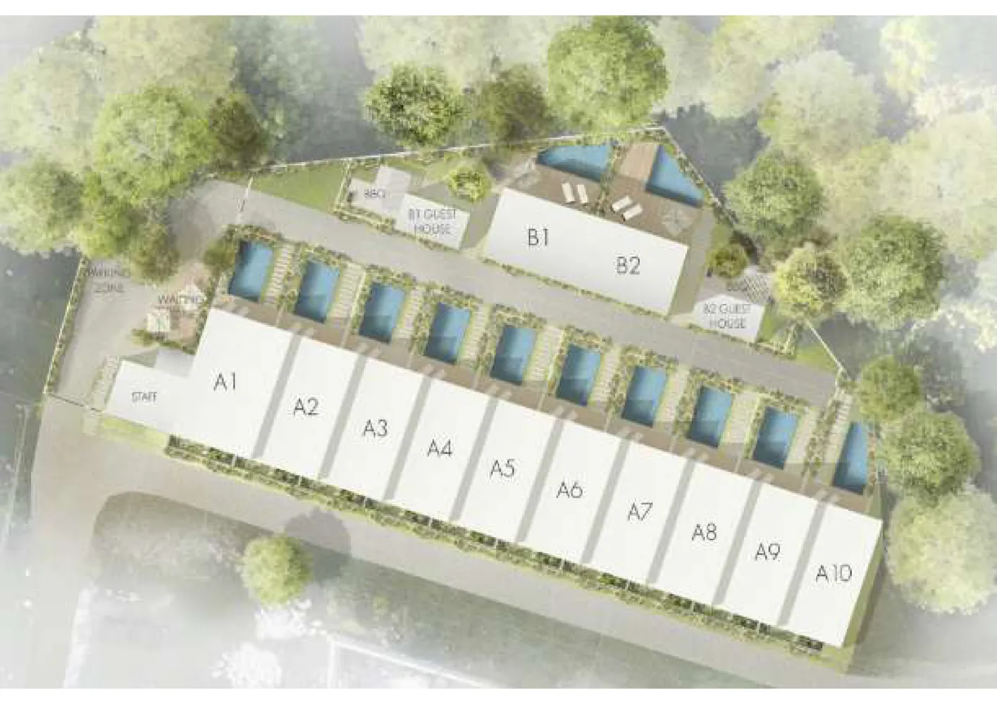 Satu Melasti Village, планировка 1